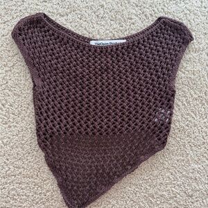 TheOpen Product Brown Knit Top